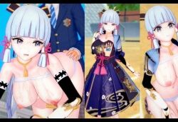 [Hentai Game Koikatsu! ]Have sex with Big tits Genshin Impact Ayaka Kamisato.3DCG Erotic Anime Video